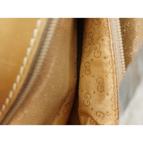 1980'S GUCCI RED & GREEN Ribbon WEB MONOGRAM GG CROSSBODY STYLE Shoulder Bag - Picture 14 of 15